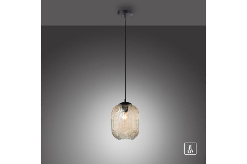 Taklampa Shitake - 20x150x20 cm, Bärnsten - Belysning - Lampor & belysning inomhus - Fönsterlampa