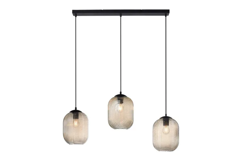 Taklampa Shitake, 20x150x90 cm, Bärnsten