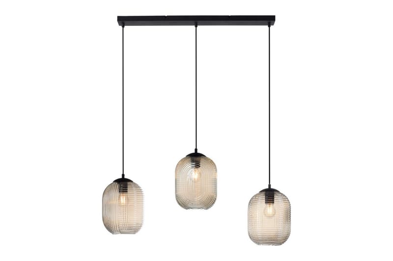 Taklampa Shitake, 20x150x90 cm, Bärnsten