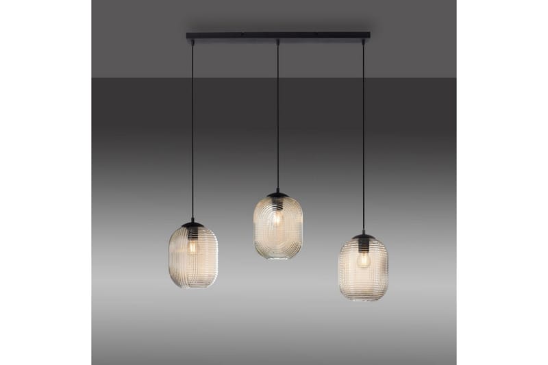 Taklampa Shitake - 20x150x90 cm, Bärnsten - Belysning - Lampor & belysning inomhus - Fönsterlampa
