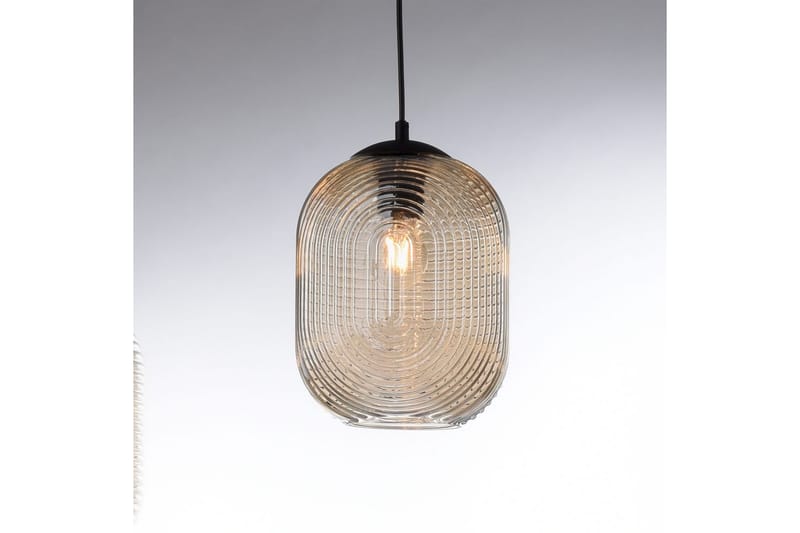Taklampa Shitake - 20x150x90 cm, Bärnsten - Belysning - Lampor & belysning inomhus - Fönsterlampa