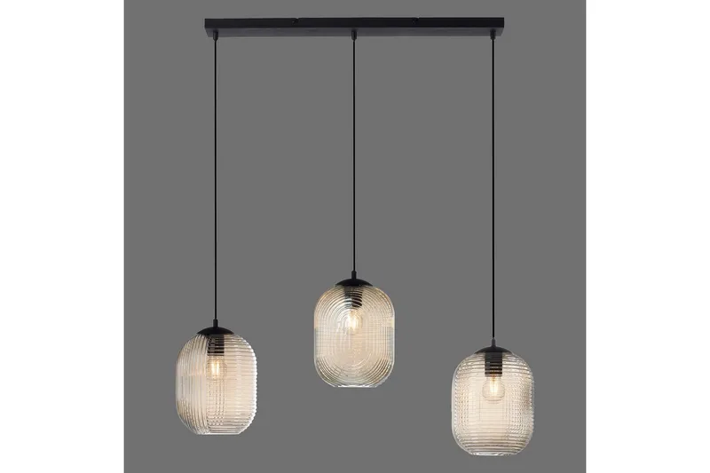 Taklampa Shitake - 20x150x90 cm, Bärnsten - Belysning - Lampor & belysning inomhus - Fönsterlampa