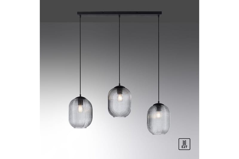 Taklampa Shitake - 20x150x90 cm, Rökfärgad - Belysning - Lampor & belysning inomhus - Fönsterlampa