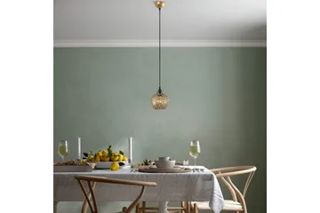 Taklampa Silen guld - Diameter: 17 cm - Belysning - Lampor & belysning inomhus - Fönsterlampa