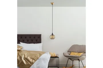 Taklampa Silen guld - Diameter: 17 cm - Belysning - Lampor & belysning inomhus - Fönsterlampa