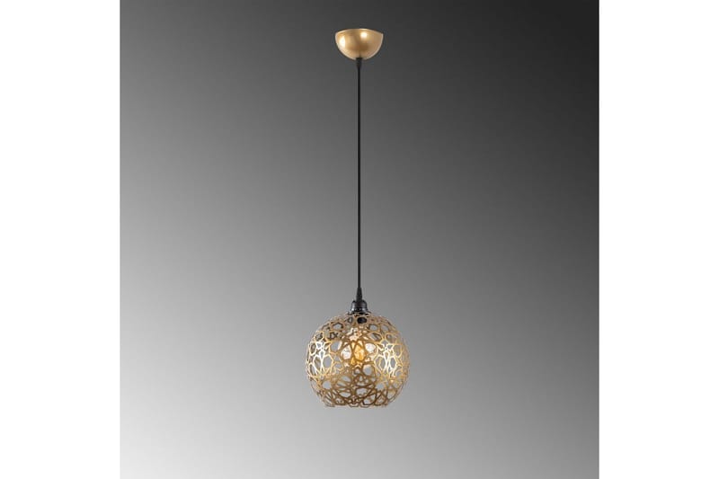 Taklampa Silen guld - Diameter: 25 cm - Belysning - Lampor & belysning inomhus - Fönsterlampa