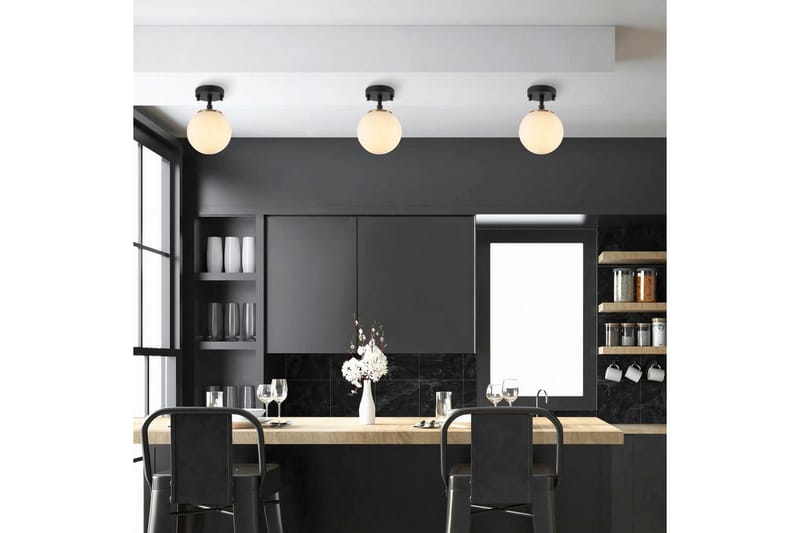 Taklampa Sone Svart / Antik - Svart / Antik - Belysning - Lampor & belysning inomhus - Fönsterlampa