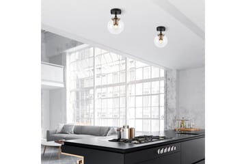 Taklampa Sone Svart / Antik / Transparent - Svart / Antik / Transparent - Belysning - Lampor & belysning inomhus - Fönsterlampa