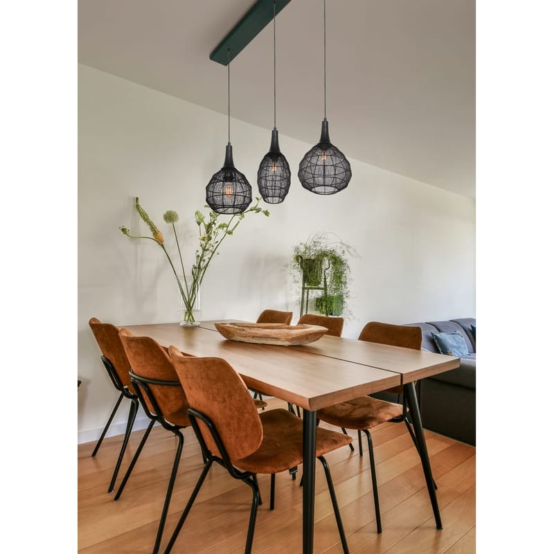 Taklampa Soraya - 3 lampor, Mattsvart - Belysning - Lampor & belysning inomhus - Fönsterlampa