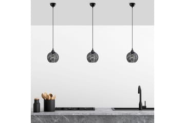 Taklampa Souvik Svart - 17 x 17 x 118 cm - Belysning - Lampor & belysning inomhus - Fönsterlampa