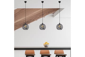 Taklampa Souvik Svart - 25 x 25 x 126 cm - Belysning - Lampor & belysning inomhus - Fönsterlampa