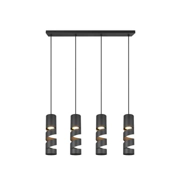 Taklampa Stream - 4 lampor, Mattsvart - Belysning - Lampor & belysning inomhus - Fönsterlampa