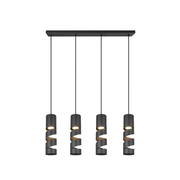 Taklampa Stream - 4 lampor, Mattsvart - Belysning - Lampor & belysning inomhus - Fönsterlampa