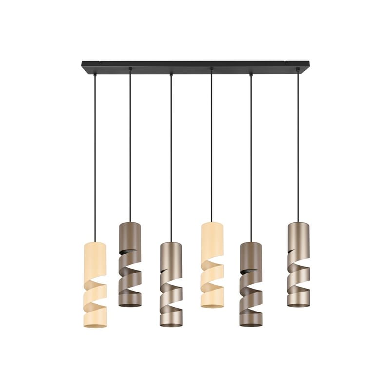 Taklampa Stream - 6 lampor, Mångfärgad - Belysning - Lampor & belysning inomhus - Fönsterlampa