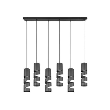 Taklampa Stream - 6 lampor, Mattsvart - Belysning - Lampor & belysning inomhus - Fönsterlampa