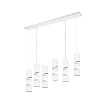 Taklampa Stream - 6 lampor, Mattvit - Belysning - Lampor & belysning inomhus - Fönsterlampa