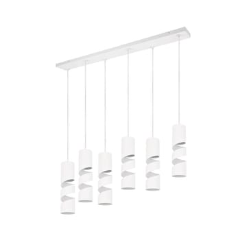 Taklampa Stream - 6 lampor, Mattvit - Belysning - Lampor & belysning inomhus - Fönsterlampa