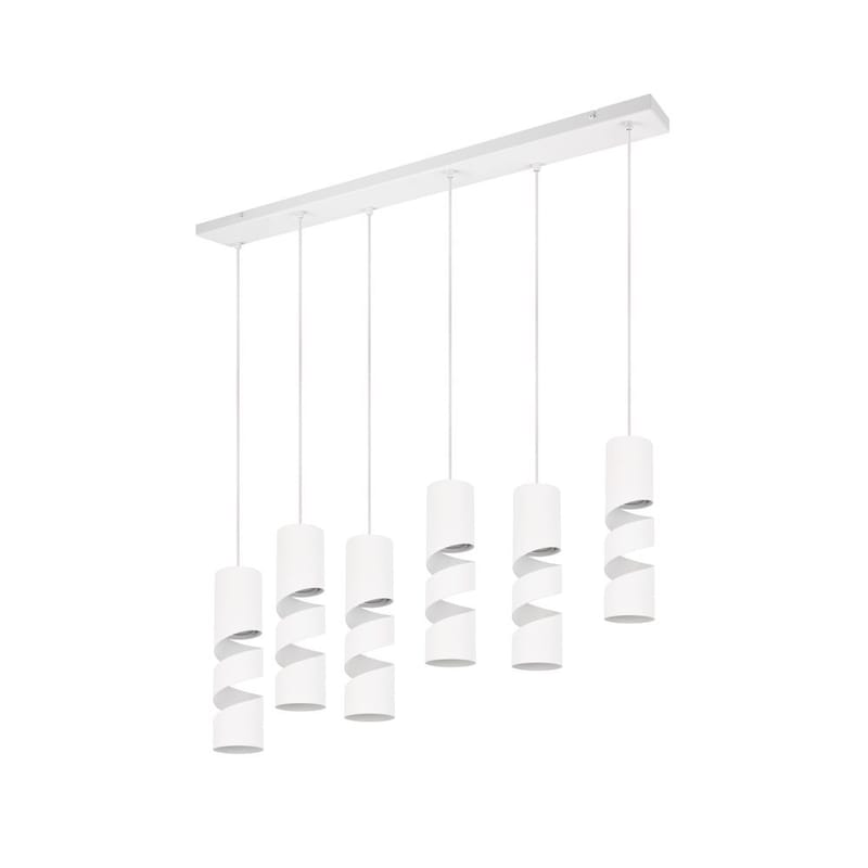 Taklampa Stream - 6 lampor, Mattvit - Belysning - Lampor & belysning inomhus - Fönsterlampa