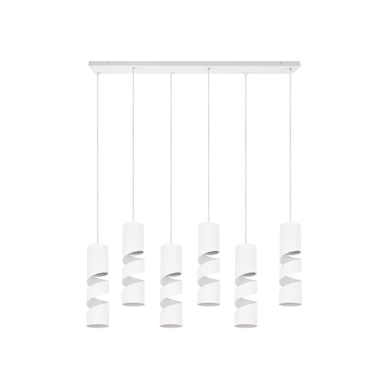 Taklampa Stream - 6 lampor, Mattvit - Belysning - Lampor & belysning inomhus - Fönsterlampa