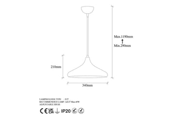 Taklampa Subesh Mörk Antik - Mörk Antik - Belysning - Lampor & belysning inomhus - Fönsterlampa
