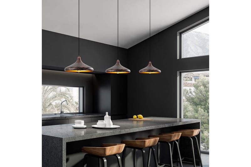 Taklampa Subesh Mörk Antik - Mörk Antik - Belysning - Lampor & belysning inomhus - Fönsterlampa