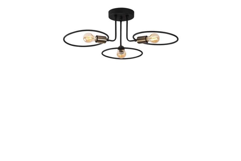 Taklampa Sufia svart, Svart