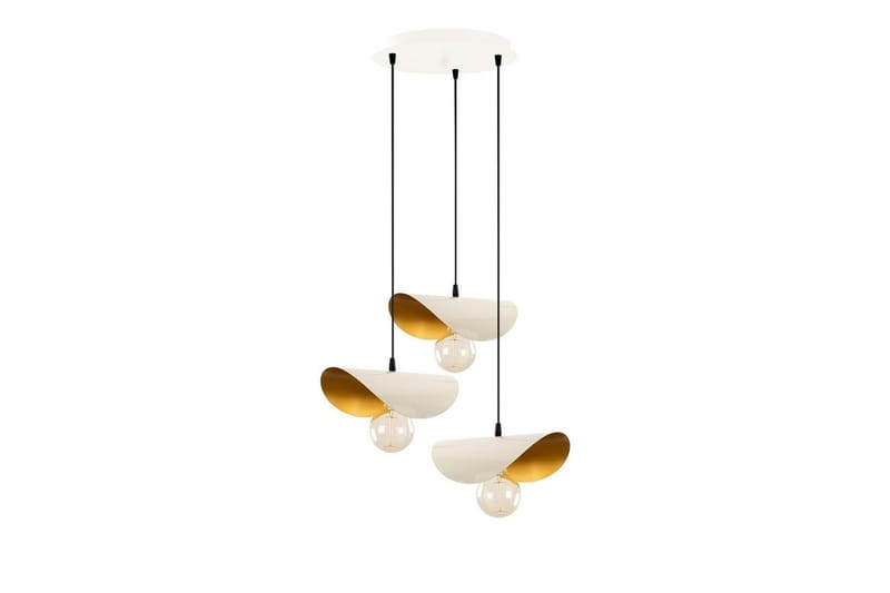 Taklampa Sugana Tre Vit / Rany - Guld/Vit - Belysning - Lampor & belysning inomhus - Fönsterlampa