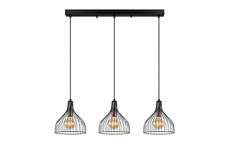 Taklampa Talnor Horizontal Three - Brons/Svart - Belysning - Lampor & belysning inomhus - Fönsterlampa