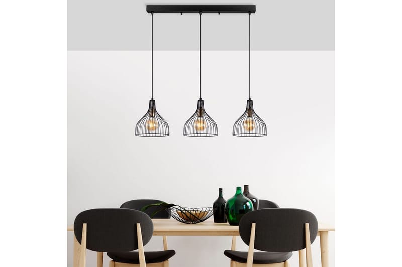 Taklampa Talnor Horizontal Three - Brons/Svart - Belysning - Lampor & belysning inomhus - Fönsterlampa