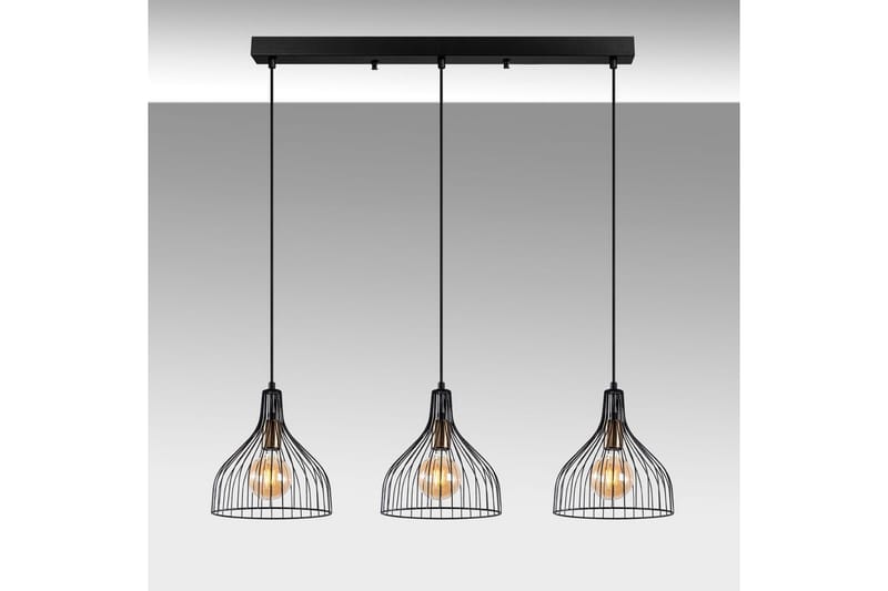 Taklampa Talnor Horizontal Three - Brons/Svart - Belysning - Lampor & belysning inomhus - Fönsterlampa
