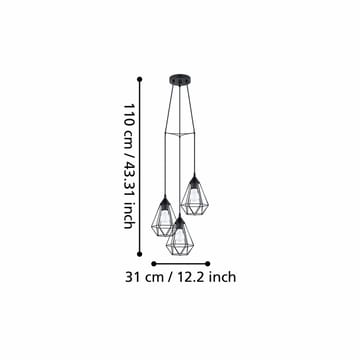 Taklampa Tarbes - 31 cm - Belysning - Lampor & belysning inomhus - Fönsterlampa