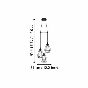 Taklampa Tarbes - 31 cm - Belysning - Lampor & belysning inomhus - Fönsterlampa