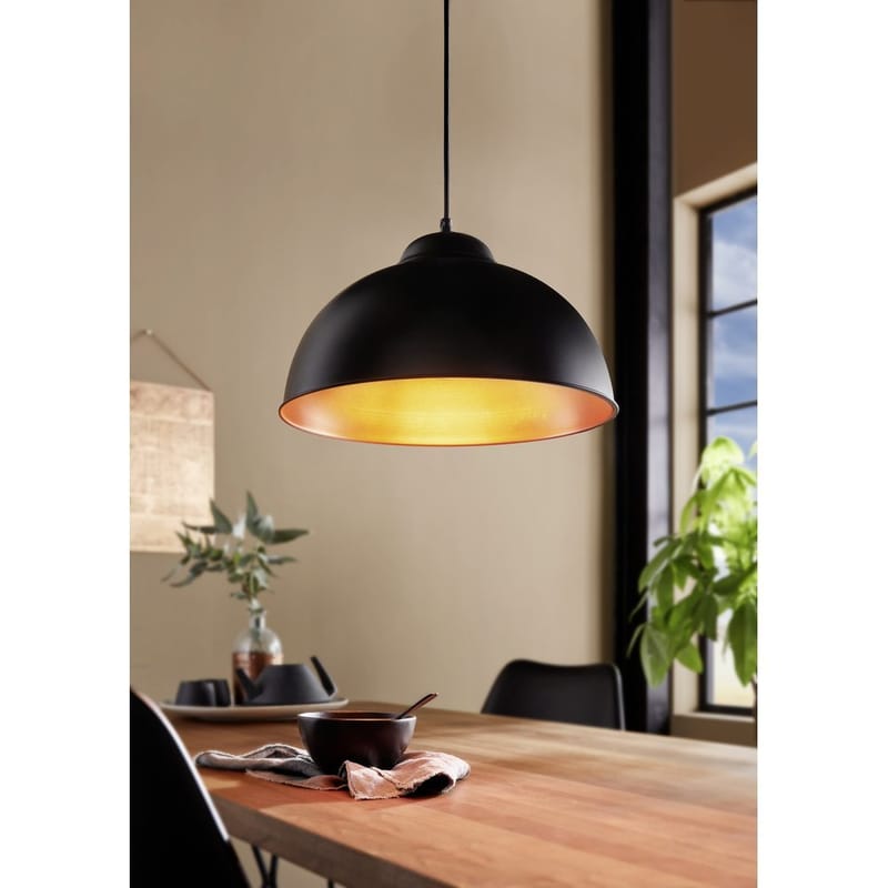 Taklampa Truro - Svart/Koppar - Belysning - Lampor & belysning inomhus - Fönsterlampa