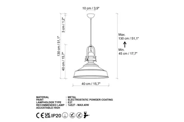 Taklampa Uvra Grön - Grön - Belysning - Lampor & belysning inomhus - Fönsterlampa
