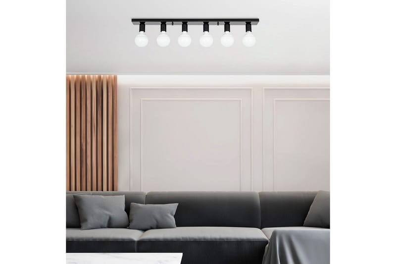 Taklampa Wostra Stor Svart / Vit - Svart / Vit - Belysning - Lampor & belysning inomhus - Fönsterlampa