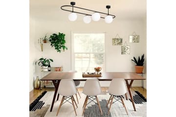 Taklampa Wynel Svart / Vit Fyra uttag - Fyra uttag - Belysning - Lampor & belysning inomhus - Fönsterlampa