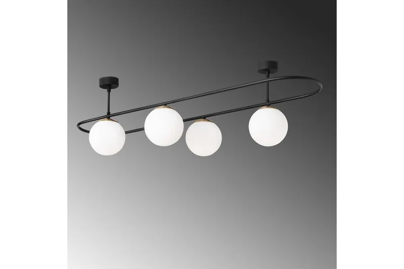 Taklampa Wynel Svart / Vit Fyra uttag - Fyra uttag - Belysning - Lampor & belysning inomhus - Fönsterlampa