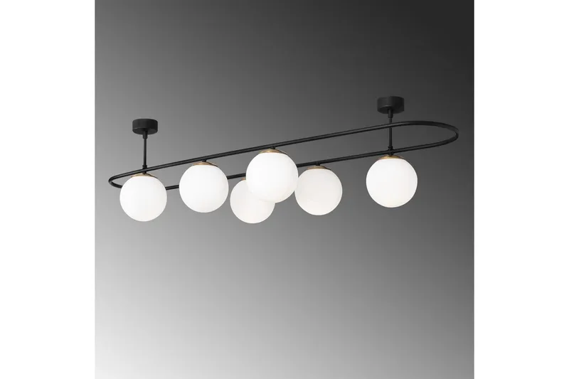 Taklampa Wynel Svart / Vit Sex Socket - Sex Socket - Belysning - Lampor & belysning inomhus - Fönsterlampa