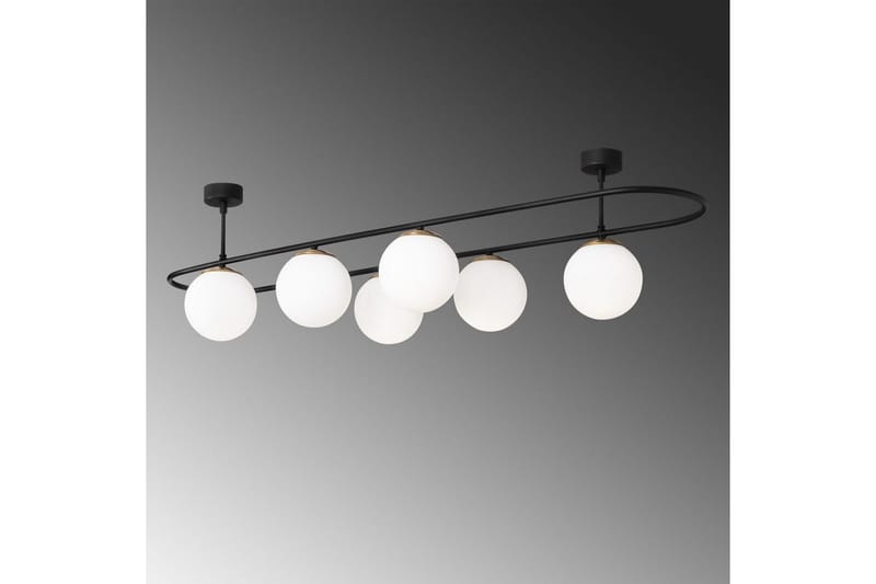 Taklampa Wynel Svart / Vit Sex Socket - Sex Socket - Belysning - Lampor & belysning inomhus - Fönsterlampa