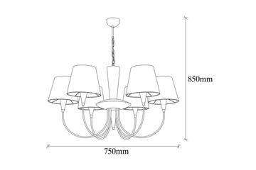 Taklampa Yelra Antik - Guld - Belysning - Lampor & belysning inomhus - Fönsterlampa