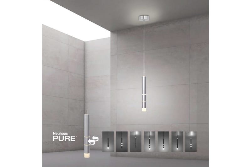 Taklampa Pure Vega - 12x120x12 cm, Aluminium - Belysning - Lampor & belysning inomhus - Fönsterlampa