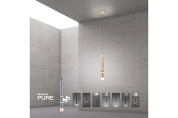 Taklampa Pure Vega - 12x120x12 cm, Matt mässing - Belysning - Lampor & belysning inomhus - Fönsterlampa