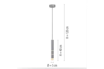 Taklampa Pure Vega - 12x120x12 cm, Aluminium - Belysning - Lampor & belysning inomhus - Fönsterlampa