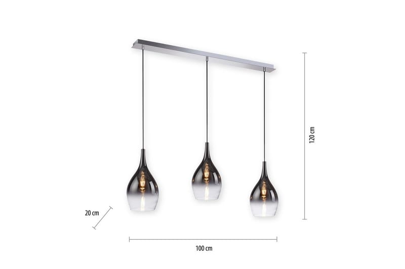 Taklampa Pilua - 20x120x110 cm - Belysning - Lampor & belysning inomhus - Fönsterlampa