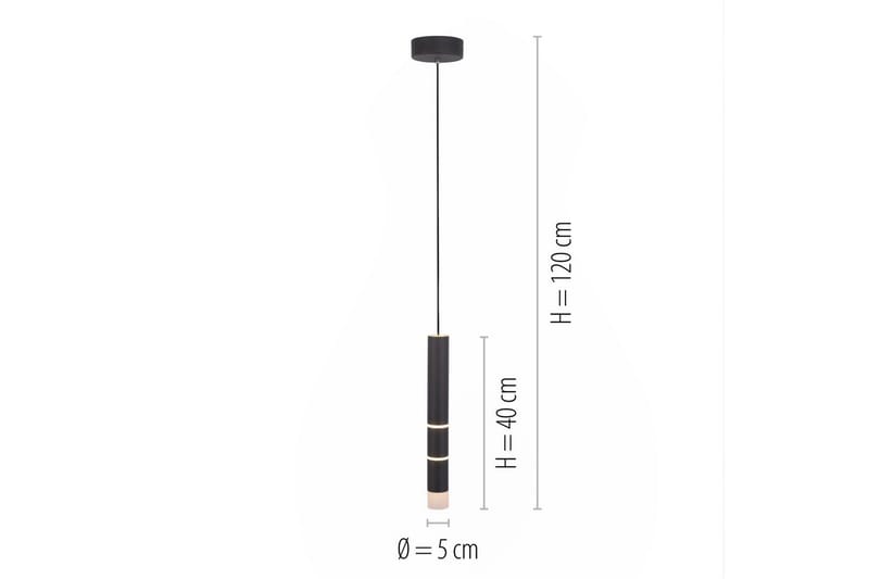 Taklampa Pure Vega - 12x120x12 cm, Svart - Belysning - Lampor & belysning inomhus - Fönsterlampa