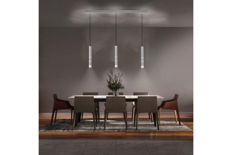 Taklampa Pure Vega - 5x120x120 cm, Aluminium - Belysning - Lampor & belysning inomhus - Fönsterlampa