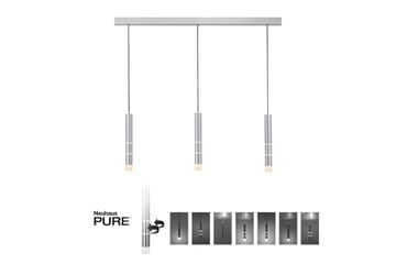 Taklampa Pure Vega - 5x120x120 cm, Aluminium - Belysning - Lampor & belysning inomhus - Fönsterlampa
