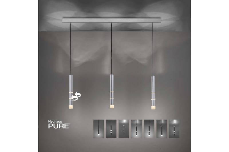 Taklampa Pure Vega - 5x120x120 cm, Aluminium - Belysning - Lampor & belysning inomhus - Fönsterlampa