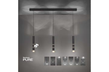 Taklampa Pure Vega - 5x120x120 cm, Svart - Belysning - Lampor & belysning inomhus - Fönsterlampa