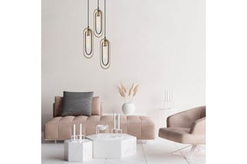 Taklampa Pindor Thre svart / guld - Guld/Svart - Belysning - Lampor & belysning inomhus - Fönsterlampa